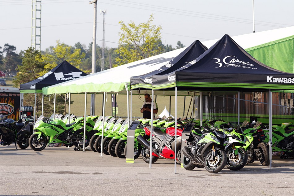 L'aire Kawasaki pour la Coupe