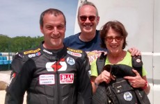 Avec mes amis Jean-Christophe (au centre) et Hélène, venus du Luxembourg pour les CML