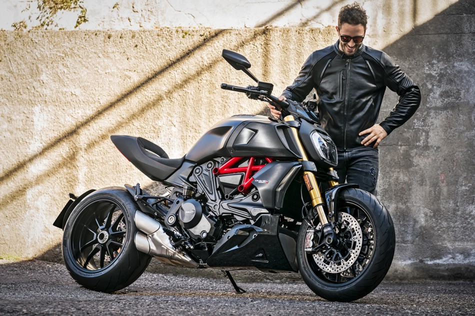 Andrea Dovizioso et le Diavel 1260S