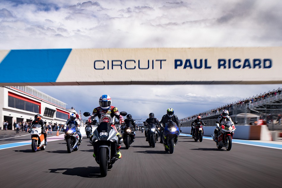 Parade Suzuki avec Kevin Schwantz