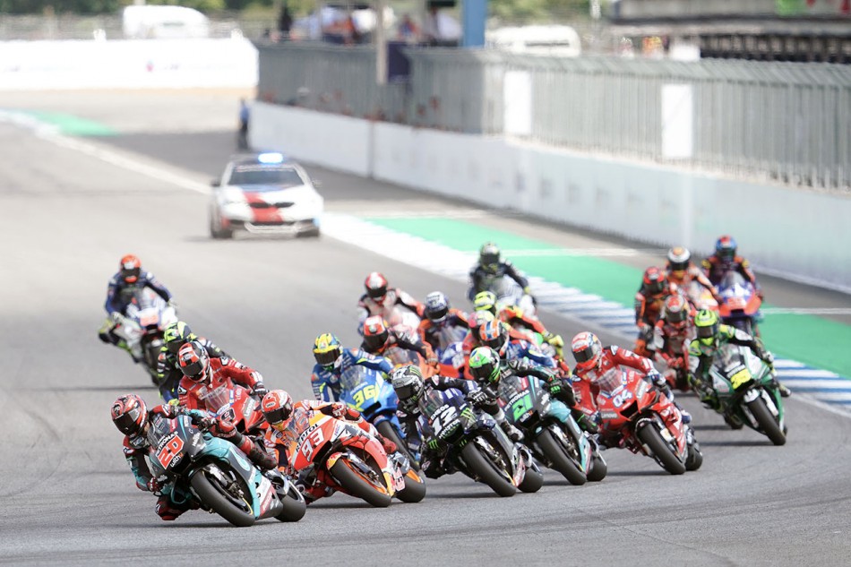 Quartararo en tête au départ