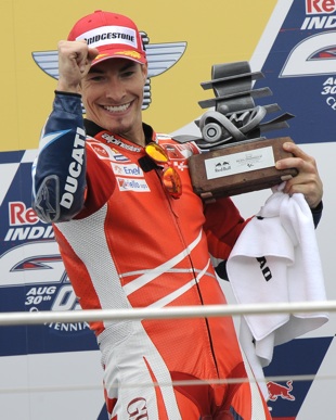 Hayden podium