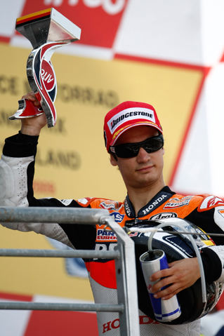 Pedrosa podium