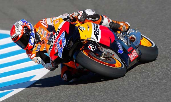 Casey Stoner, champion du monde 2011 de MotoGP.