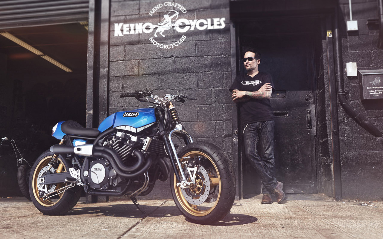 Yamaha XJR 100 «Rhapsody in Blue» par Keino