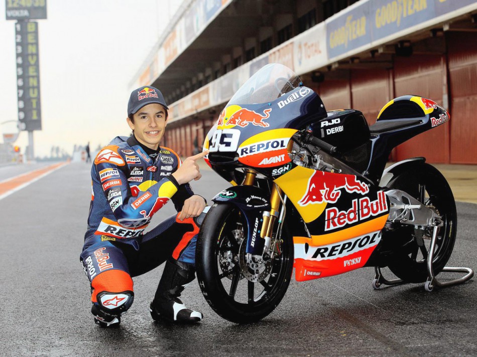 2009 — Marquez en GP 125 avec Derbi