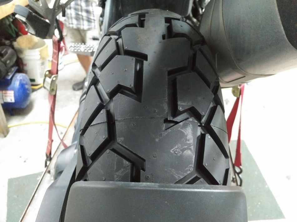 Profil du pneu arrière
